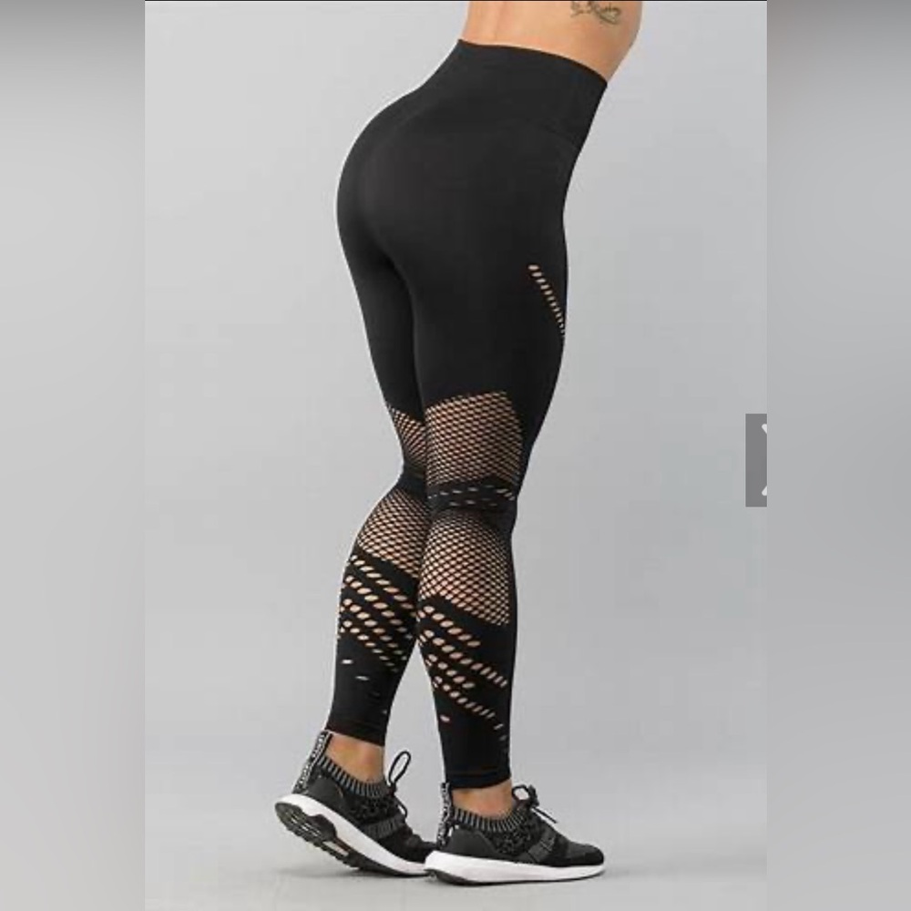 Black waverly cuttout tights